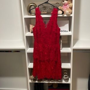 Red dress